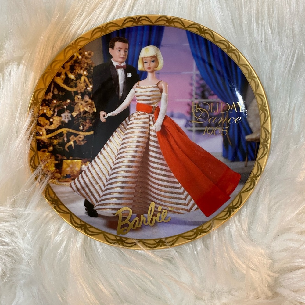 “Holiday Dance 1965” Barbie collector plate